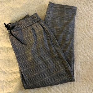 Plaid Paperbag Pants